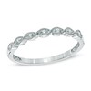 Thumbnail Image 1 of Previously Owned - Diamond Accent Milgrain Anniversary Band in 10K White Gold