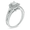 Thumbnail Image 2 of Previously Owned - Celebration Lux® 1-1/4 CT. T.W. Princess-Cut Diamond Engagement Ring in 18K White Gold (I/SI2)