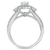 Thumbnail Image 3 of Previously Owned - Celebration Lux® 1-1/4 CT. T.W. Princess-Cut Diamond Engagement Ring in 18K White Gold (I/SI2)