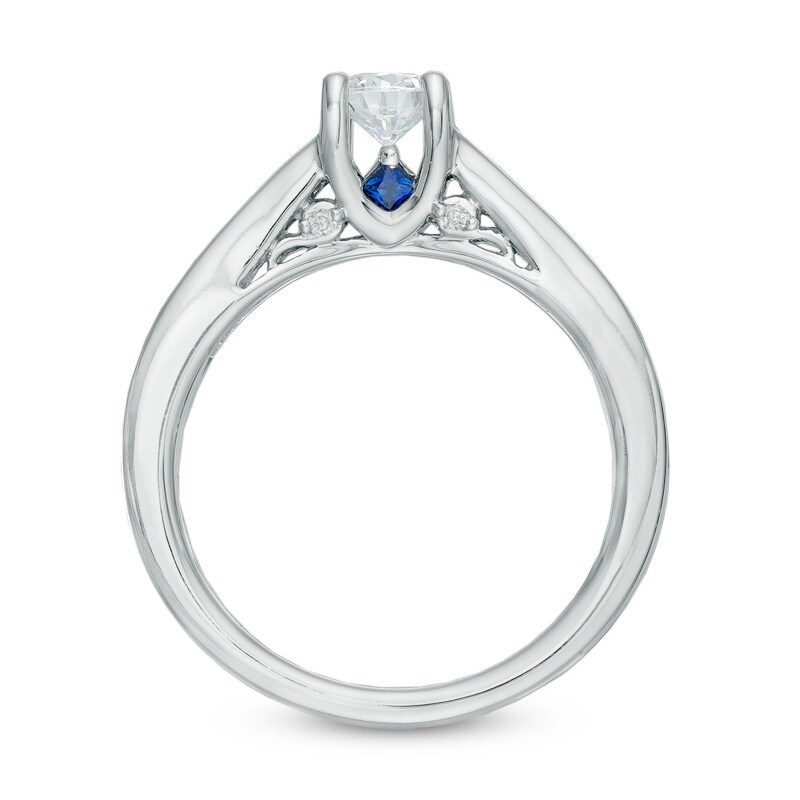 Main Image 3 of Previously Owned - Vera Wang Love Collection 3/4 CT. T.W. Diamond Engagement Ring in 14K White Gold