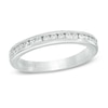 Thumbnail Image 1 of Previously Owned - Vera Wang Love Collection 1/4 CT. T.W. Diamond Wedding Band in 14K White Gold
