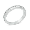 Thumbnail Image 2 of Previously Owned - Vera Wang Love Collection 1/4 CT. T.W. Diamond Wedding Band in 14K White Gold