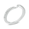 Previously Owned - Ever Us™ 1/5 CT. T.W. Diamond Contour Band in 14K White Gold