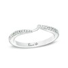 Thumbnail Image 1 of Previously Owned - Ever Us® 1/8 CT. T.W. Diamond Contour Band in 14K White Gold