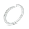 Thumbnail Image 2 of Previously Owned - Ever Us® 1/8 CT. T.W. Diamond Contour Band in 14K White Gold