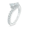 Thumbnail Image 3 of Previously Owned - Ever Us® 3/4 CT. T.W. Two-Stone Diamond Bypass Ring in 14K White Gold