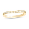 Thumbnail Image 1 of Previously Owned - Love's Destiny by Peoples 1/8 CT. T.W. Diamond Contour Wedding Band in 14K Gold (I/I1)