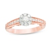 Thumbnail Image 1 of Previously Owned - 7/8 CT. T.W. Diamond Frame Vintage-Style Engagement Ring in 14K Rose Gold