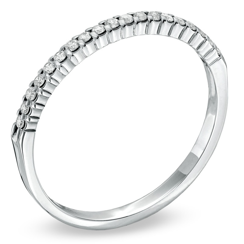 Previously Owned - 1/6 CT. T.W. Diamond Band in 10K White Gold