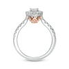 Thumbnail Image 5 of Previously Owned - Love's Destiny by Zales 1 CT. T.W. Pear-Shaped Diamond Engagement Ring in 14K Two-Tone Gold