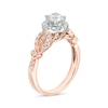 Thumbnail Image 2 of Previously Owned - 3/4 CT. T.W. Diamond Frame Twist Vintage-Style Engagement Ring in 10K Rose Gold