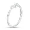 Thumbnail Image 2 of Previously Owned - 1/6 CT. T.W. Diamond Contour Anniversary Band in 14K White Gold