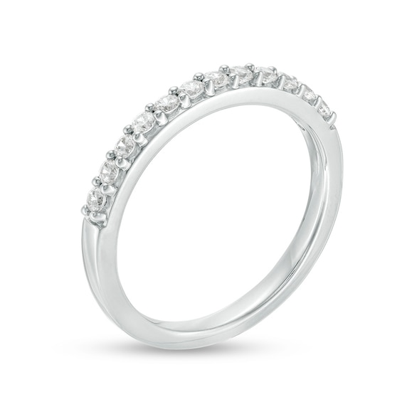 Previously Owned - 1/3 CT. T.w. Colorless Diamond Band in 18K White Gold