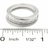 Thumbnail Image 3 of Previously Owned - 1 CT. T.W. Princess-Cut and Baguette Diamond Channel Band in 14K White Gold