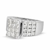 Thumbnail Image 3 of Previously Owned - 2 CT. T.W. Diamond Rectangular Quad Engagement Ring in 14K White Gold