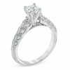 Thumbnail Image 2 of Previously Owned - 5/8 CT. T.W. Diamond Beveled Edge Engagement Ring in 14K White Gold