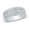 Thumbnail Image 1 of Previously Owned - 1 CT. T.W. Diamond Triple Row Anniversary Band in 14K White Gold