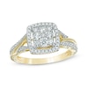 Thumbnail Image 1 of Previously Owned - 5/8 CT. T.W. Composite Diamond Frame Engagement Ring in 10K Gold