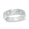 Thumbnail Image 1 of Previously Owned - Men's 1/8 CT. T.W. Diamond Three Stone Band in 10K White Gold