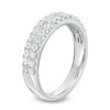 Thumbnail Image 2 of Previously Owned - 3/4 CT. T.W. Diamond Double Row Anniversary Band in 14K White Gold