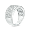 Thumbnail Image 2 of Previously Owned - Men's 2 CT. T.W. Diamond Multi-Row Band in 10K White Gold