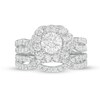 Thumbnail Image 4 of Previously Owned - Love's Destiny by Zales 2 CT. T.W. Diamond Cushion Frame Bridal Set in 14K White Gold (I/SI2)