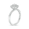 Thumbnail Image 2 of Previously Owned - 1/2 CT. T.W. Princess-Cut Diamond Double Frame Engagement Ring in 10K White Gold