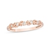 Thumbnail Image 1 of Previously Owned - 1/20 CT. T.W. Diamond Vine Anniversary Band in 10K Rose Gold
