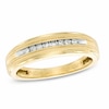 Thumbnail Image 1 of Previously Owned - 1/10 CT. T.W. Diamond Milgrain Wedding Band in 10K Gold