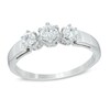 Thumbnail Image 0 of Previously Owned - 1/2 CT. T.W. Diamond Three Stone Engagement Ring in 10K White Gold