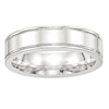 Thumbnail Image 1 of Previously Owned - 6.0mm Groove Edge Wedding Band in Sterling Silver