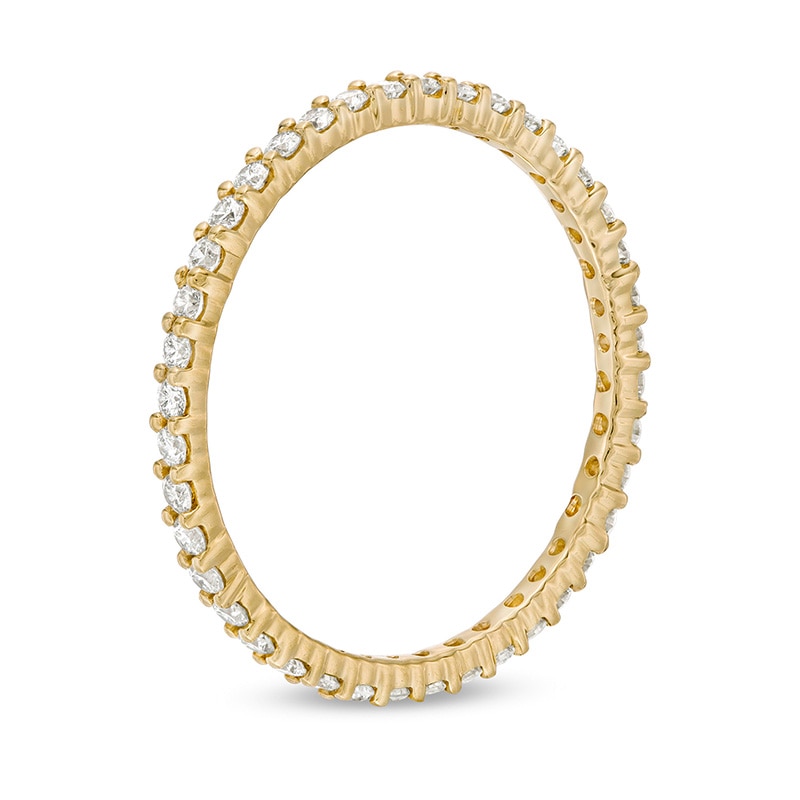 Main Image 3 of Previously Owned - 1/2 CT. T.W. Diamond Eternity Wedding Band in 14K Gold