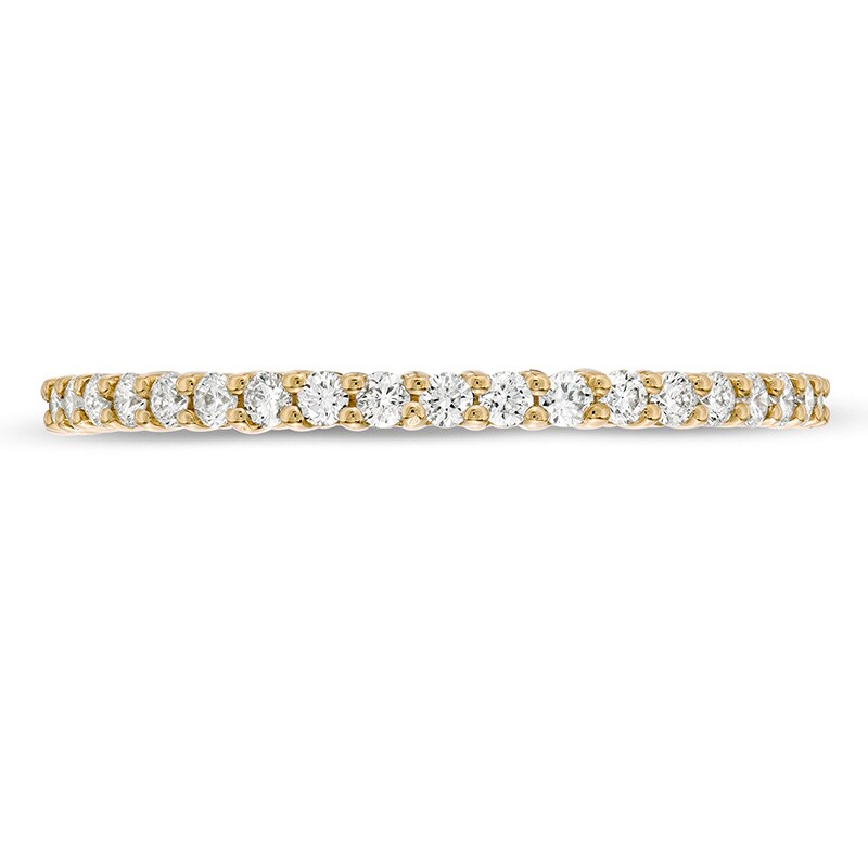 Main Image 4 of Previously Owned - 1/2 CT. T.W. Diamond Eternity Wedding Band in 14K Gold