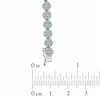 Thumbnail Image 1 of Previously Owned - 5 CT. T.W. Diamond Graduated Flower Bracelet in 14K White Gold