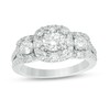 Thumbnail Image 1 of Previously Owned - Love's Destiny by Zales 1-5/8 CT. T.W. Diamond Three Stone Engagement Ring in 14K White Gold