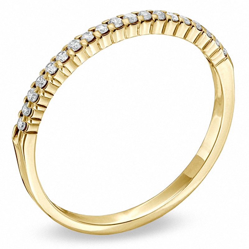 Main Image 2 of Previously Owned - 1/6 CT. T.W. Diamond Band in 10K Gold