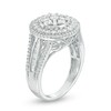 Thumbnail Image 2 of Previously Owned - 1 CT. T.W. Composite Diamond Frame Multi-Row Ring in 10K White Gold