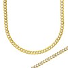 Thumbnail Image 1 of Previously Owned - Men's 3.15mm Diamond-Cut Curb Chain Necklace in 14K Two-Tone Gold - 28"