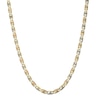 Thumbnail Image 1 of Previously Owned - Ladies' 030 Gauge Diamond-Cut Valentino Chain Necklace in 14K Tri-Tone Gold - 20"
