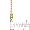 Thumbnail Image 2 of Previously Owned - Ladies' 030 Gauge Diamond-Cut Valentino Chain Necklace in 14K Tri-Tone Gold - 20"