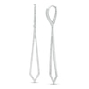 Previously Owned - 5/8 CT. T.W. Diamond Elongated Kite-Shaped Drop Earrings in Sterling Silver
