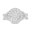 Thumbnail Image 4 of Previously Owned - 1 CT. T.W. Diamond Double Frame Twist Shank Ring in 10K White Gold