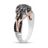 Thumbnail Image 2 of Previously Owned - Enchanted Disney Villains Maleficent Black Quartz and 1/6 CT. T.W. Diamond Ring