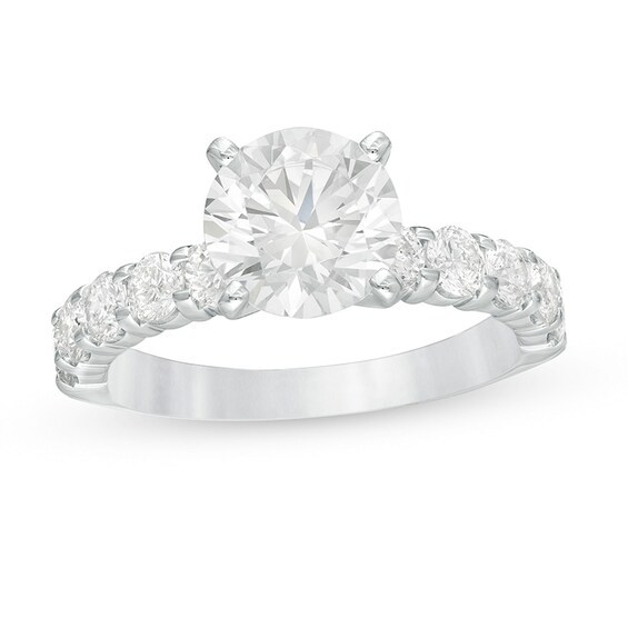 Previously Owned - 3 CT. T.w. Diamond Engagement Ring in 14K White Gold