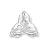 Thumbnail Image 2 of Previously Owned - 1/2 CT. T.W. Diamond Past Present Future® Stud Earrings in 10K White Gold