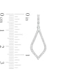 Thumbnail Image 2 of Previously Owned - Marilyn Monroe™ Collection 3/8 CT. T.W. Diamond Teardrop Earrings in 10K White Gold
