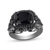 Thumbnail Image 1 of Previously Owned - Enchanted Disney Villains Maleficent Onyx and 1/2 CT. T.W. Black Diamond Ring