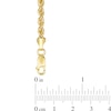 Thumbnail Image 2 of Previously Owned - 025 Gauge Rope Chain Necklace in 14K Gold - 22"
