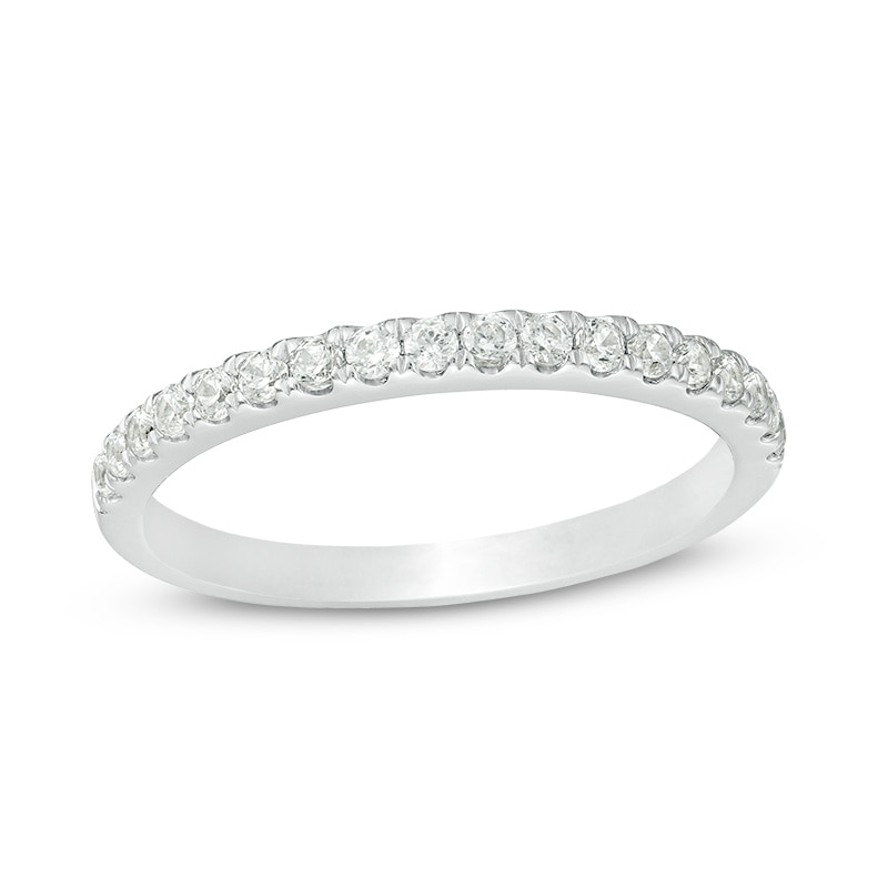 Main Image 1 of Previously Owned - 1/3 CT. T.W. Diamond Wedding Band in 10K White Gold