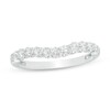 Thumbnail Image 1 of Previously Owned - 1/2 CT. T.W. Diamond Contour Wedding Band in 14K White Gold